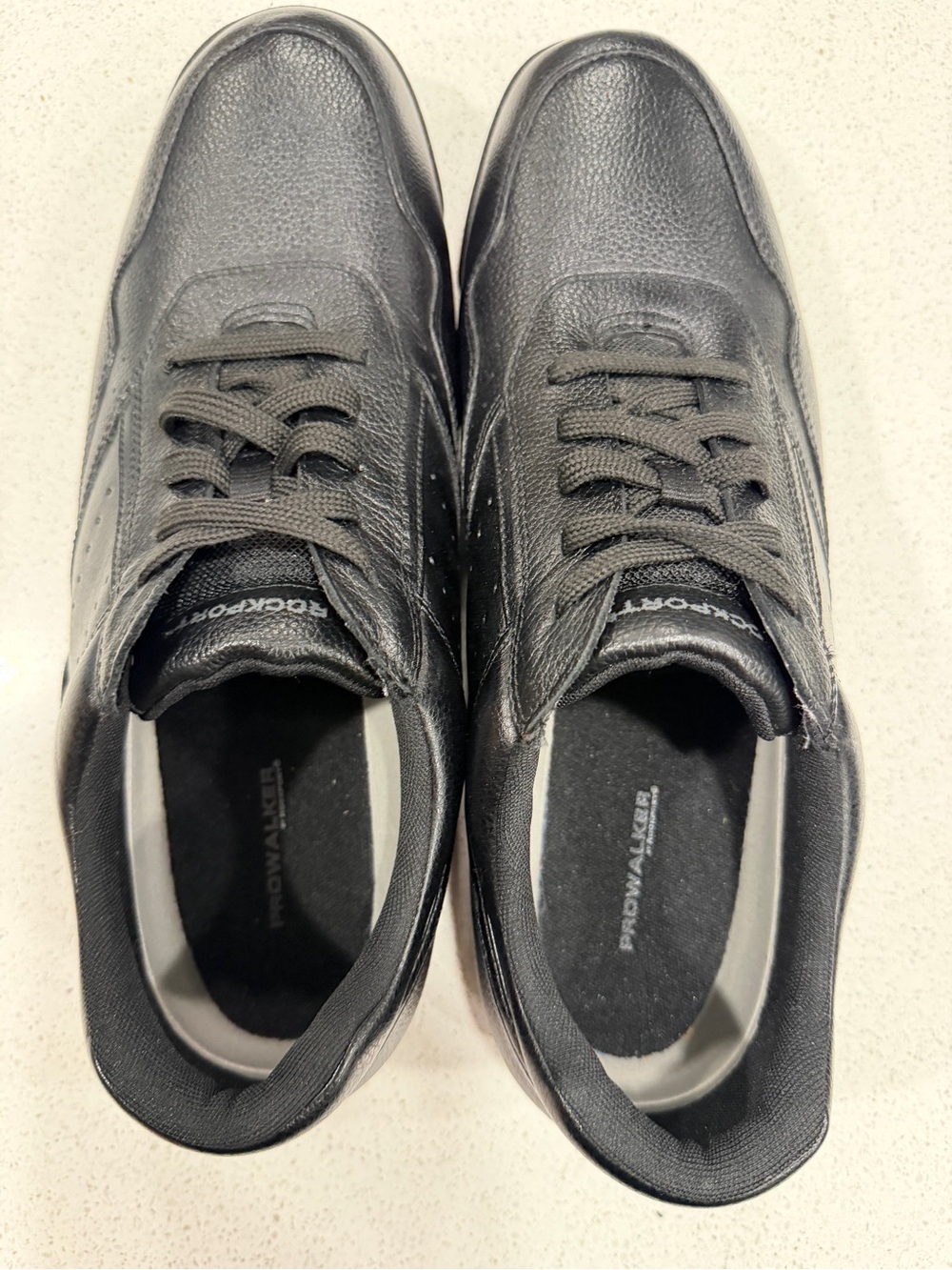 Rockport Black Men's Lace-Up Athletic Walkers